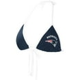 thumbnail image 1 of Women's G-III 4Her by Carl Banks Navy New England Patriots Perfect Match Bikini Top, 1 of 1