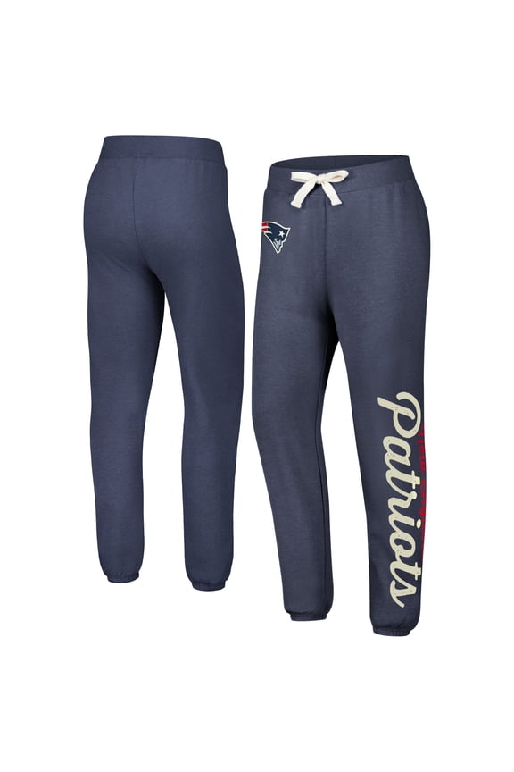 Women's G-III 4Her by Carl Banks Navy New England Patriots Scrimmage Fleece Pants
