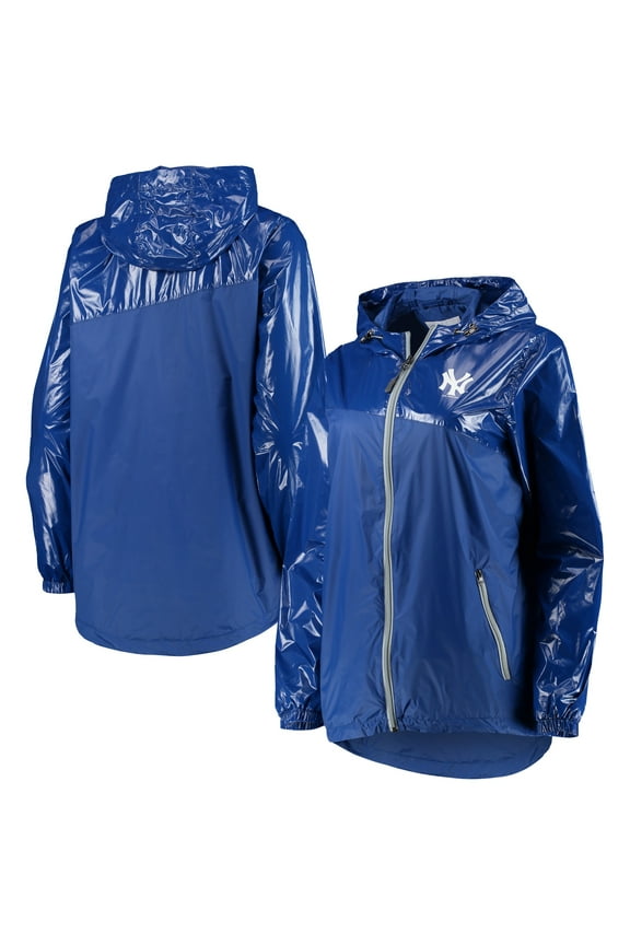 Women's G-III 4Her by Carl Banks Navy New York Yankees Double Coverage Full-Zip Hoodie Jacket