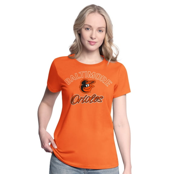 Women's G-III 4Her by Carl Banks  Orange/Heather Gray Baltimore Orioles Short-Sleeve and Long-Sleeve T-Shirt Combo Pack