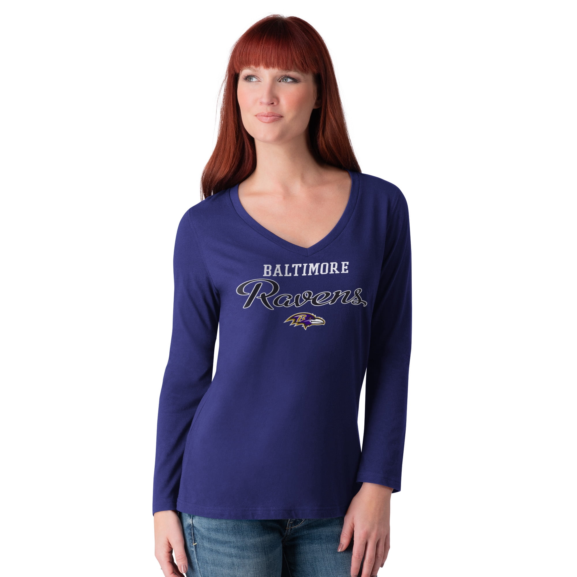 Women's G-III 4Her by Carl Banks Purple Baltimore Ravens Post Season ...
