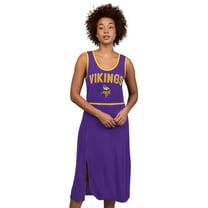 Women's-G-III 4Her by Carl Banks Purple Minnesota Vikings Center Field Maxi Dress