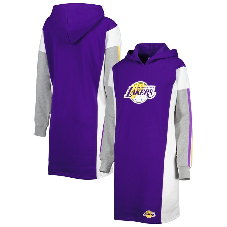 Women's G-III 4Her by Carl Banks Purple/White Los Angeles Lakers Bootleg Long Sleeve Hoodie T-Shirt Dress - Walmart.com Women's G-III 4Her by Carl Banks Purple/White Los Angeles Lakers Bootleg Long Sleeve Hoodie T-Shirt Dress - Walmart.com
