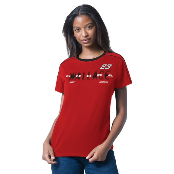 Women's G-III 4Her by Carl Banks  Red Bubba Wallace Coaching T-Shirt