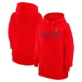thumbnail image 1 of Women's G-III 4Her by Carl Banks  Red Cleveland Guardians Dot Print Pullover Hoodie, 1 of 3