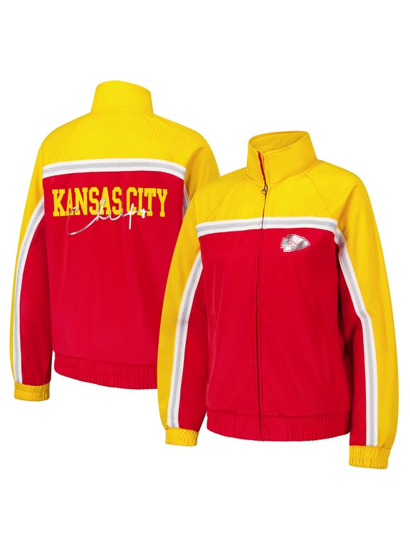 Women's G-III 4Her by Carl Banks Red Kansas City Chiefs Post Game Full-Zip Track Jacket