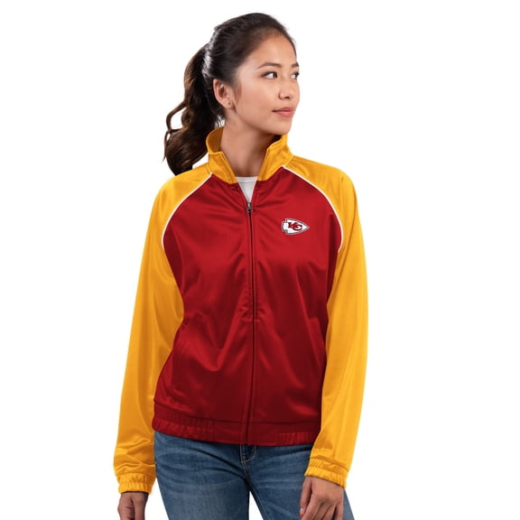 Women's G-III 4Her by Carl Banks Red Kansas City Chiefs Replay Full-Zip Track Jacket