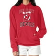 thumbnail image 1 of Women's G-III 4Her by Carl Banks Red New Jersey Devils Team Logo Tri-Blend Fleece Pullover Hoodie, 1 of 3