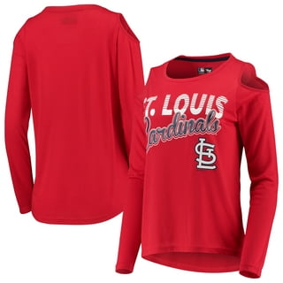 G-III 4Her by Carl Banks St. Louis Cardinals Women's White Dot Print  Pullover Hoodie