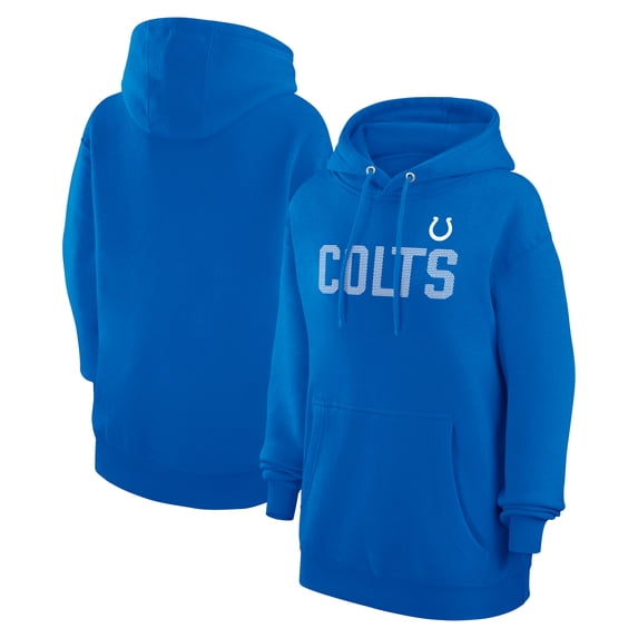 Women's G-III 4Her by Carl Banks Royal Indianapolis Colts Dot Print Pullover Hoodie