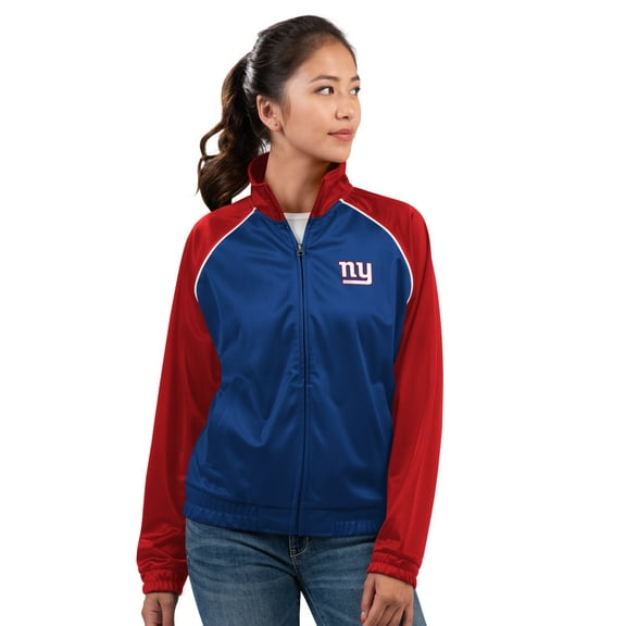 Women's G-III 4Her by Carl Banks Royal New York Giants Replay Full-Zip Track Jacket