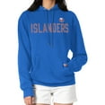 thumbnail image 1 of Women's G-III 4Her by Carl Banks  Royal New York Islanders Dot Print Pullover Hoodie, 1 of 3