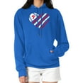 thumbnail image 1 of Women's G-III 4Her by Carl Banks  Royal Philadelphia Phillies Heart Fleece Pullover Hoodie, 1 of 5