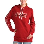 G-III APPAREL Women's G-III 4Her by Carl Banks Scarlet San Francisco 49ers Extra Inning Pullover Hoodie