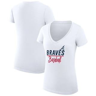 Men's Atlanta Braves Mitchell & Ness White Big & Tall Cooperstown  Collection Mesh Wordmark V-Neck Jersey