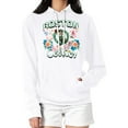 thumbnail image 1 of Women's G-III 4Her by Carl Banks White Boston Celtics Flowers Team Logo Graphic Fleece Pullover Hoodie, 1 of 2