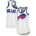 thumbnail image 1 of Women's G-III 4Her by Carl Banks White Buffalo Bills Tater Tank Top, 1 of 3