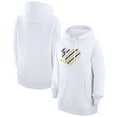 thumbnail image 1 of Women's G-III 4Her by Carl Banks  White Buffalo Sabres Heart Pullover Hoodie, 1 of 3