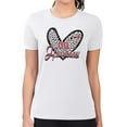 thumbnail image 1 of Women's G-III 4Her by Carl Banks  White Carolina Hurricanes Super-Slim Fit Lightweight Animal Print Heart T-Shirt, 1 of 2