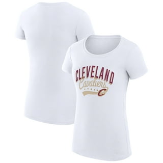 Women's G-III 4Her by Carl Banks Navy Cleveland Guardians City Graphic Fitted T-Shirt
