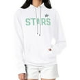 thumbnail image 1 of Women's G-III 4Her by Carl Banks  White Dallas Stars Dot Print Pullover Hoodie, 1 of 3