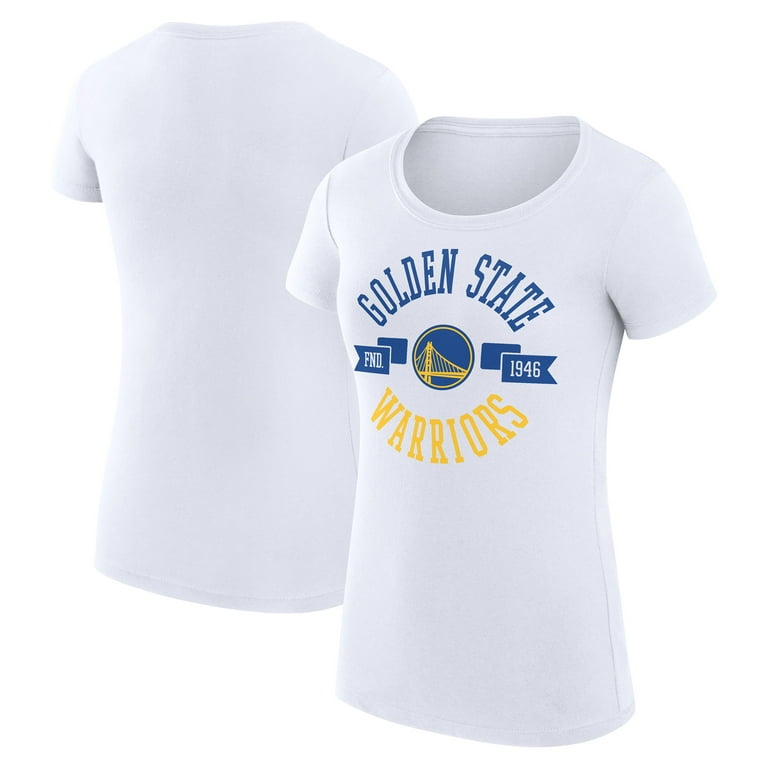 Women's G-III 4Her by Carl Banks White Golden State Warriors
