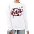 thumbnail image 1 of Women's G-III 4Her by Carl Banks White Houston Rockets Roses Fleece Tri-Blend Sweatshirt, 1 of 3