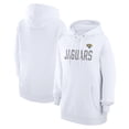 thumbnail image 1 of Women's G-III 4Her by Carl Banks  White Jacksonville Jaguars Dot Print Pullover Hoodie, 1 of 3
