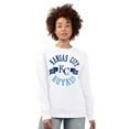 thumbnail image 1 of Women's G-III 4Her by Carl Banks White Kansas City Royals Team Logo Fleece Pullover Sweatshirt, 1 of 2