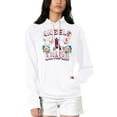 thumbnail image 1 of Women's G-III 4Her by Carl Banks White Los Angeles Angels Flowers Graphic Pullover Hoodie, 1 of 2