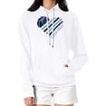 thumbnail image 1 of Women's G-III 4Her by Carl Banks  White Memphis Grizzlies  Heart Pullover Hoodie, 1 of 3