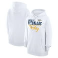 thumbnail image 1 of Women's G-III 4Her by Carl Banks  White Nashville Predators Team Fleece Pullover Hoodie, 1 of 3