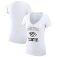 thumbnail image 1 of Women's G-III 4Her by Carl Banks White Nashville Predators Super-Slim Fit Lightweight Team Logo Graphic V-Neck T-Shirt, 1 of 3