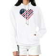 thumbnail image 1 of Women's G-III 4Her by Carl Banks  White New Orleans Pelicans  Heart Pullover Hoodie, 1 of 3