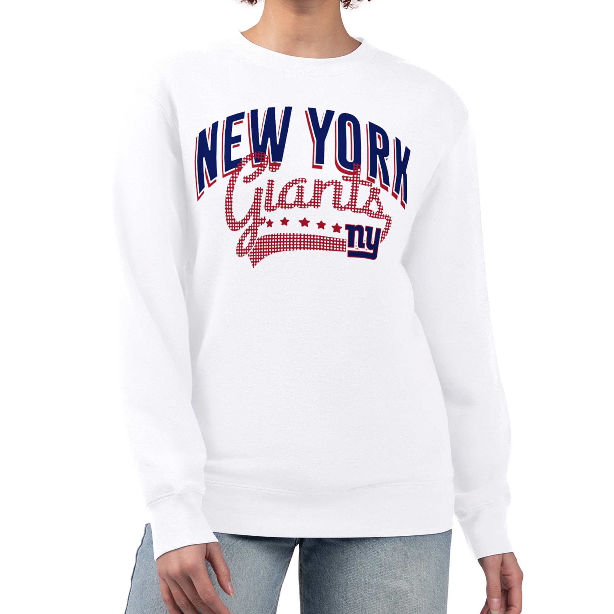 Women's GIII 4Her by Carl Banks White New York Giants Filigree Logo