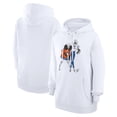 thumbnail image 1 of Women's G-III 4Her by Carl Banks  White New York Islanders Hockey Girls Fleece Pullover Hoodie, 1 of 3