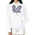thumbnail image 1 of Women's G-III 4Her by Carl Banks White Oklahoma City Thunder Leopard Heart Graphic Fleece Pullover Hoodie, 1 of 3