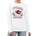 thumbnail image 1 of Women's G-III 4Her by Carl Banks White Ottawa Senators Flower Logo Pullover Sweatshirt, 1 of 2