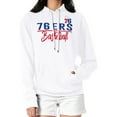 thumbnail image 1 of Women's G-III 4Her by Carl Banks White Philadelphia 76ers Graphics Fleece Pullover Hoodie, 1 of 3
