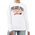 thumbnail image 1 of Women's G-III 4Her by Carl Banks  White Philadelphia Flyers Filigree Team Graphic Fleece Pullover Sweatshirt, 1 of 3