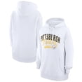 thumbnail image 1 of Women's G-III 4Her by Carl Banks  White Pittsburgh Steelers Filigree Logo Pullover Hoodie, 1 of 3