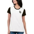 thumbnail image 1 of Women's G-III 4Her by Carl Banks White San Diego Padres Illustration Ringer T-Shirt, 1 of 2
