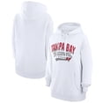 thumbnail image 1 of Women's G-III 4Her by Carl Banks  White Tampa Bay Buccaneers Filigree Logo Pullover Hoodie, 1 of 3