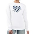 thumbnail image 1 of Women's G-III 4Her by Carl Banks  White Tampa Bay Lightning Heart Graphic Pullover Sweatshirt, 1 of 2