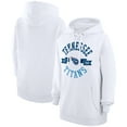 thumbnail image 1 of Women's G-III 4Her by Carl Banks White Tennessee Titans City Graphic Team Fleece Pullover Hoodie, 1 of 5