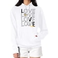 thumbnail image 1 of Women's G-III 4Her by Carl Banks  White Pittsburgh Penguins Hockey Love Fleece Pullover Hoodie, 1 of 3