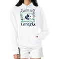 thumbnail image 1 of Women's G-III 4Her by Carl Banks White Vancouver Canucks Collage Team Graphic Tri-Blend Fleece Pullover Hoodie, 1 of 3