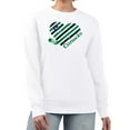 thumbnail image 1 of Women's G-III 4Her by Carl Banks  White Vancouver Canucks Heart Graphic Pullover Sweatshirt, 1 of 2
