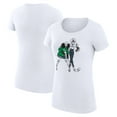 thumbnail image 1 of Women's G-III 4Her by Carl Banks White Vancouver Canucks Super-Slim Fit Lightweight Hockey Girls T-Shirt, 1 of 3