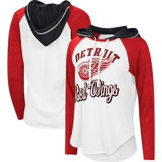 Women's G-III 4Her by Carl Banks White Detroit Red Wings Hockey Love Fitted T-Shirt Size: Small